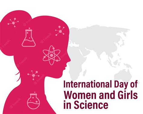 Premium Vector International Day Of Women And Girls In Science
