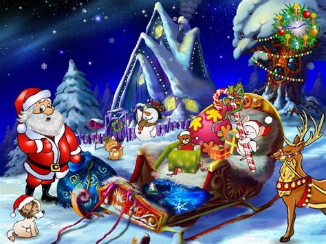 Free Animated Christmas Wallpapers And Screensavers Christmas Picture