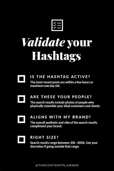 Use These 4 Criteria To Check That A Hashtag Is A Good Fit For Your