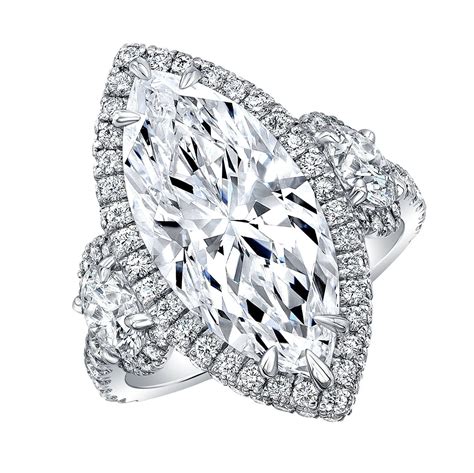 Marquise Cut Diamond Engagement Ring Diamond Designs