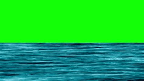Seaocean Water Animated Green Screen 3 Green Screen Footage