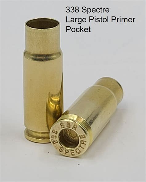 338 Spectre Brass Large Pistol 100 Pieces