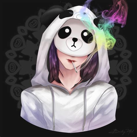 Commission Panda Girl By Baileymel On Deviantart