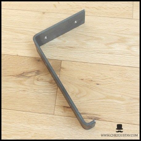 Unique equerre etagere design pour equerre design hellavintage de equerre etagere design photo. Équerre inversée brute pour planche de 200 mm - Style industriel - Pour tablette en bois ...