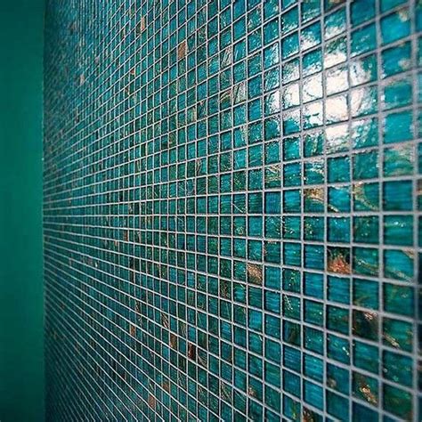 Complete your decoration with other products of the same collection. Peacock Blue Bathroom | This tile wall is breathtaking ...