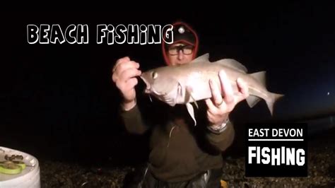 Beach fishing in East Devon - YouTube