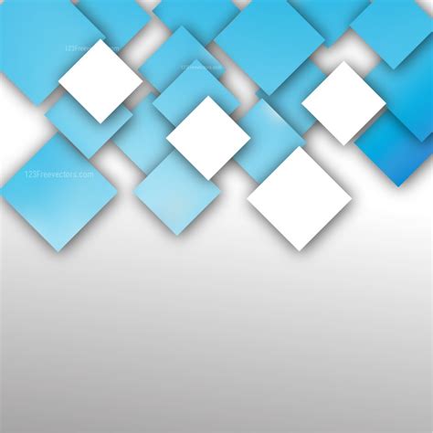 Abstract Blue And White Square Modern Background Image