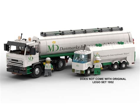 Lego Moc Md Foods Daf 2500 Milk Truck Set 1952 By Yellowlxf