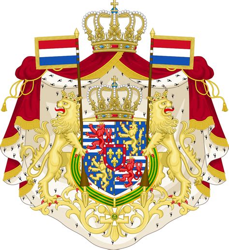 Greater coat of arms of the grand-duke of Luxembourg(2000) - | Wapen ...