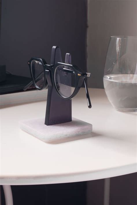 Bleary Eyed Eyeglass Holder Work Desk Mornings Timber Nightstand Eyeglasses Entire Minutes