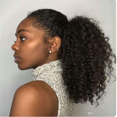Image Result For Real Hair Ponytails For Black Hair Women Hair