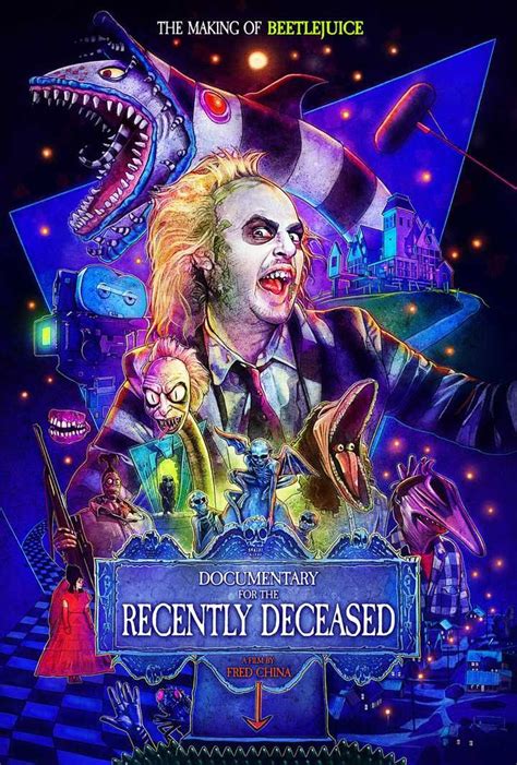 Beetlejuice Documentary Gets An Amazing Poster From Stranger Things Artist Beetlejuice Movie