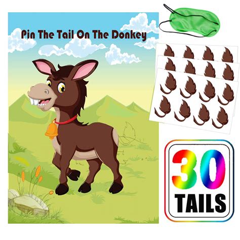 Buy Pin The Tail On The Donkey Games Kids Carniva Circus Birthday