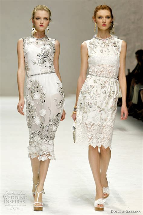 Okay, so these dolce & gabanna casual dresses might be the best things to happen to your closet since ever. Dolce & Gabbana Spring/Summer 2011 Ready-to-Wear | Wedding ...