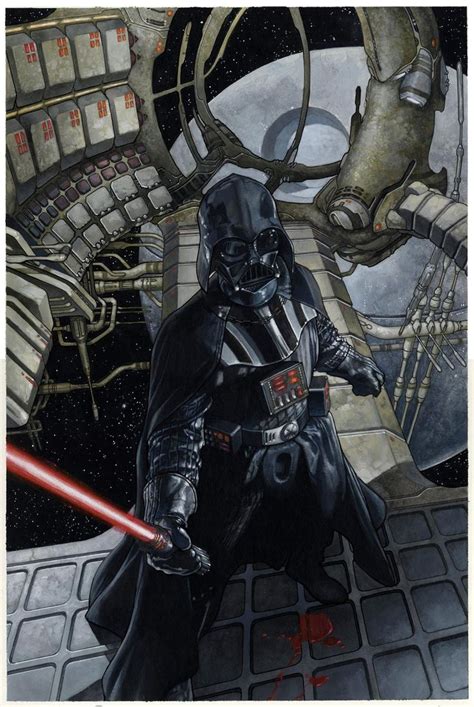 Star Wars Darth Vader 2 Preliminary Variant Cover By Simone Bianchi