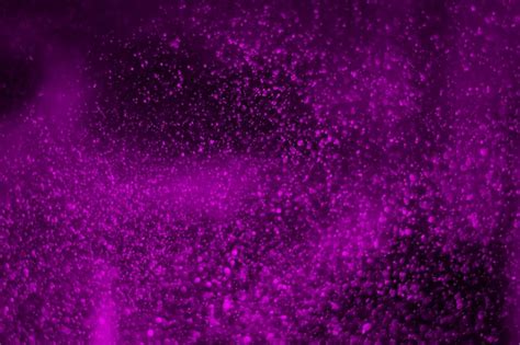 Glow Purple Dust Particale Glitter Sparks Abstract Background