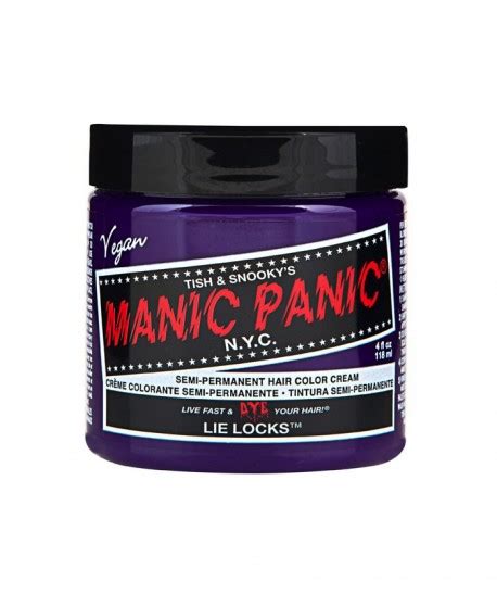 Tinte Fantasía Color Lila Para El Pelo Manic Panic Lie Locks
