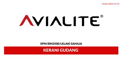 Jom kongsikan peluang kerja yang ada kepada rakan yang memerlukan! Jawatan Kosong Terkini Avialite ~ Kerani Gudang • Kerja ...
