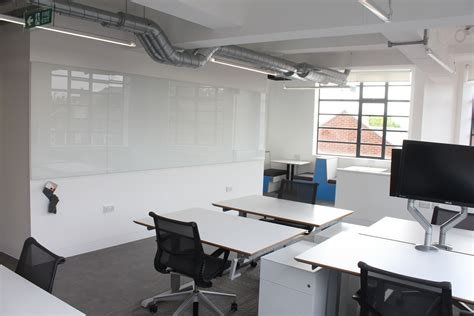 Glass Whiteboard For The Hudl Office Fit Out Officedesign London