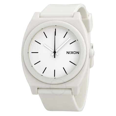 Nixon Time Teller P All White Mens Watch A1191030 Nixon Watches Jomashop