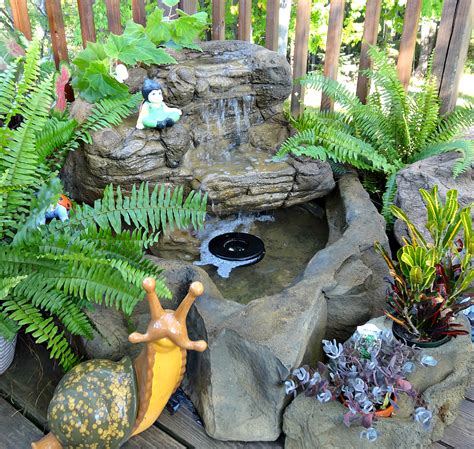 Small Patio Pond Backyard Waterfall Kits And Water Features