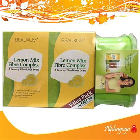Lemon mix fibre complex keeps my body tight and my digestion right! Lemon Mix Fibre Complex 30 Sachets x 15g (on pack) FREE ...