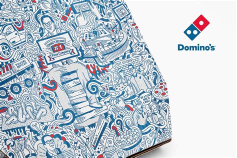 Check Out This Behance Project Dominos Pizza Box