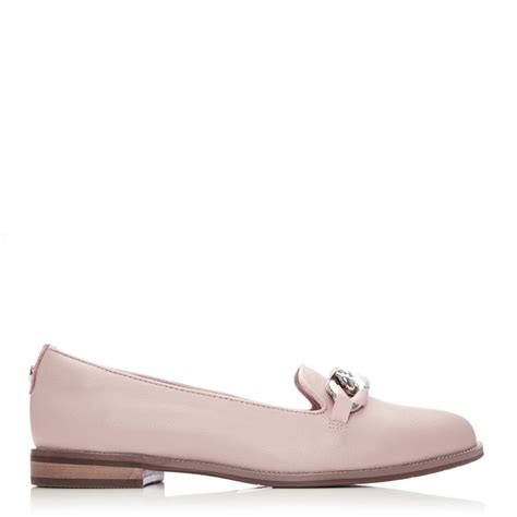 Welony Nude Leather Shoes From Moda In Pelle Uk