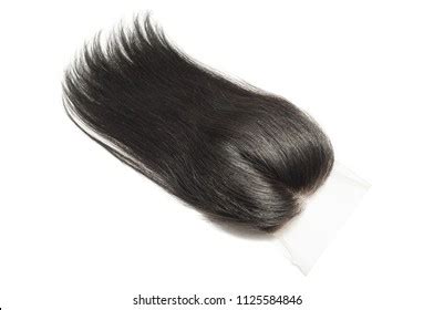 Straight Black Human Hair Weaves Extensions Stock Photo Shutterstock