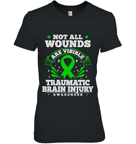 Traumatic Brain Injury Survivor Tbi Awareness Ribbon T Shirts