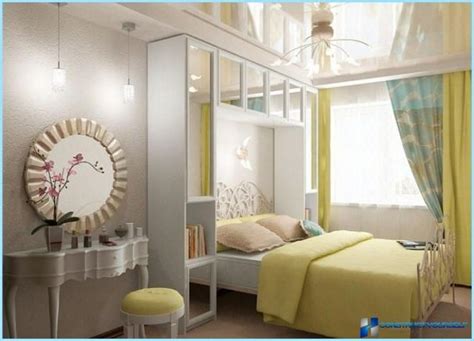 Vakker design lite soverom i en liten leilighet C bilder