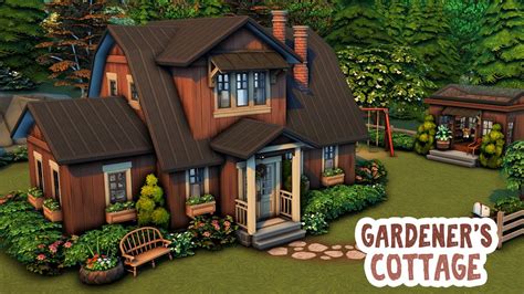Gardeners Cottage 🌿 The Sims 4 Speed Build Youtube