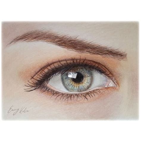 Eye Close Up Drawing By Emmy Kalia Lip Pencil Colors Color Pencil