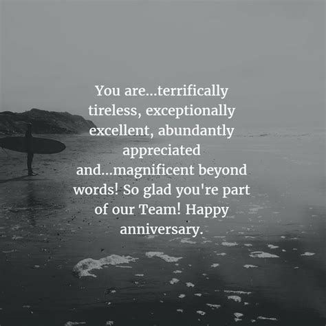 Please continue the hard work and the undiminished dedication! Work Anniversary Quotes for 10 Years | Anniversary quotes, Work anniversary quotes, Work ...