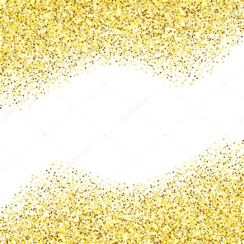 Gold Glitter Textured Border — Stock Vector © De Kay 126895648