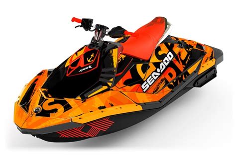 Whether it be price, storage space available, tow vehicle capacity…whatever the case, the spark makes boating possible for nearly anyone. Adhesivos Sea Doo Spark 01