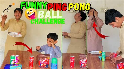 ping pong ball challenge funny ping pong throwing challenge ping pong challenge sweets ping