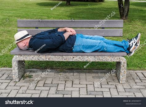 Sleeping On Park Bench Images Stock Photos And Vectors Shutterstock