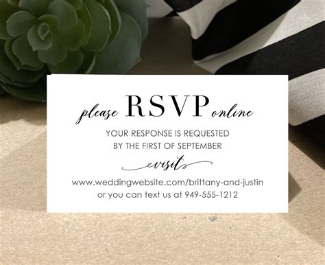 Wedding Invitations With Rsvp Online