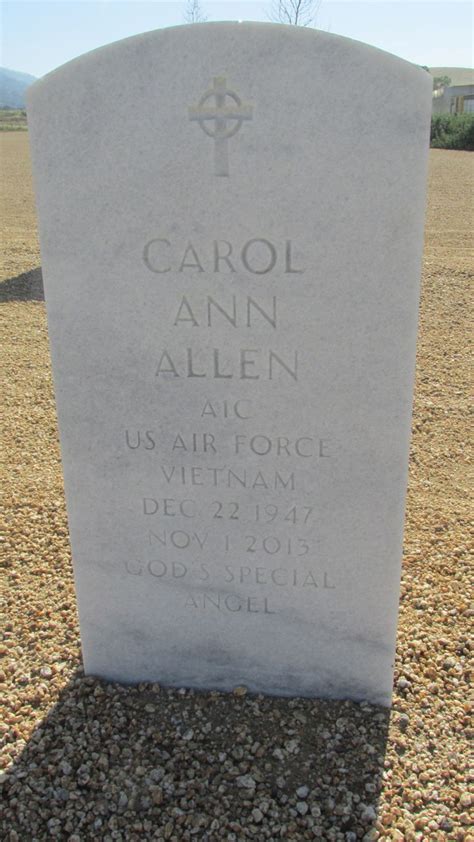 A1c Carol Ann Keeler Allen 1947 2013 Find A Grave Memorial