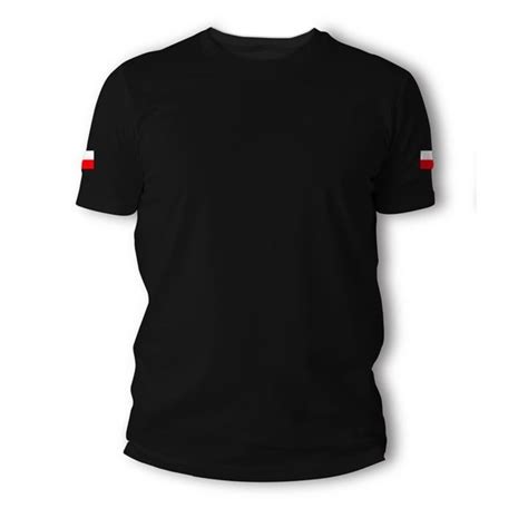 T Shirt Flagi Tigerwood Czarny Czarny OdzieŻ Odzież MĘska T Shirt