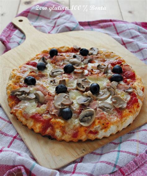 Come fare la pizza alta e soffice in teglia. Pizza capricciosa senza glutine in teglia , alta e soffice