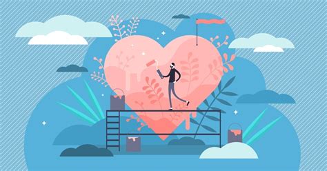 Passion Vector Illustration Flat Tiny Hobby Love Feeling Persons Concept Good Vibe Blog