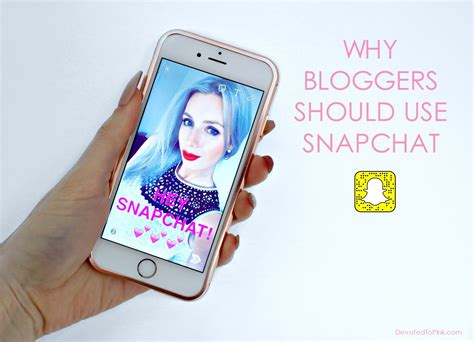 Why Bloggers Should Use Snapchat Devoted To Pink
