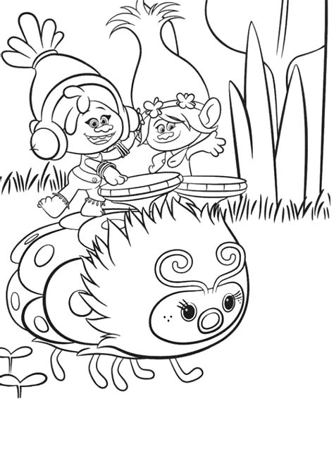 Download and print this trolls coloring pages free printable guy diamond for the cost of nothing, only at everfreecoloring.com. Trolls - Free Coloring Pages