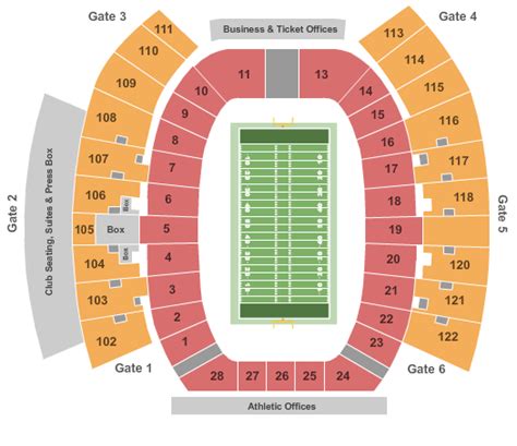 Jones Atandt Stadium Seating Chart And Maps Lubbock