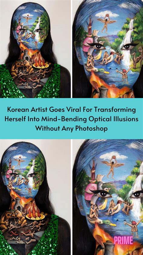 Korean Artist Goes Viral For Transforming Herself Into Mind Bending