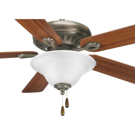 Trinity Collection Two Light Ceiling Fan Light P2628 01wb Progress