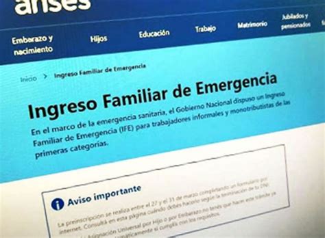 Fechas de pago accederán al 5° y 6° pago los grupos familiares que han recibido el pago automático, y los que fecha de pago del ife 3 para beneficiarios de la asignación universal, por embarazo y. IFE: ordenan fechas para la carga de medios de pagos de ...
