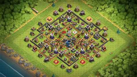 Hey Guys We Are Here To Share A New Town Hall 11 Base Th11 Base